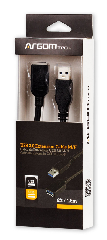Cable Argom Extensor USB Ma-He 1.8MT 