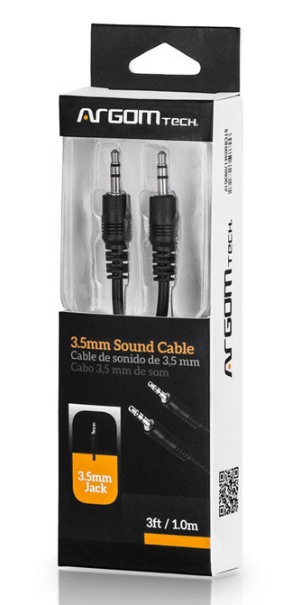 Cable Argom de Audio 3.5MM 1Mt