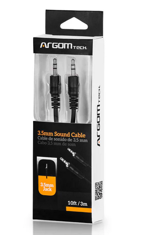 Cable Argom de Audio 3.5MM 3MT