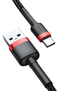 Cable Baseus USB to Type C Red 2m 2A