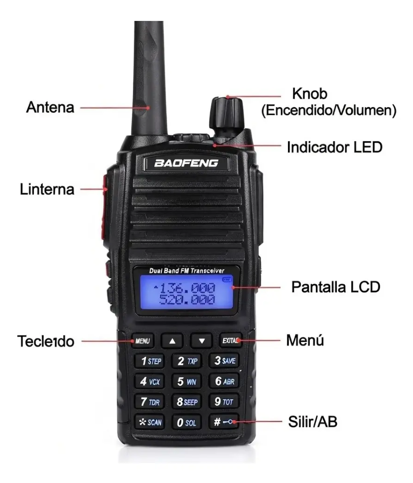 Radio Baofeng Walkie Talkie UV82