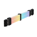 Cable de Extension Gamemax PSU VGA/CPU 2x8PIN-B/ARGB Ligth Negro