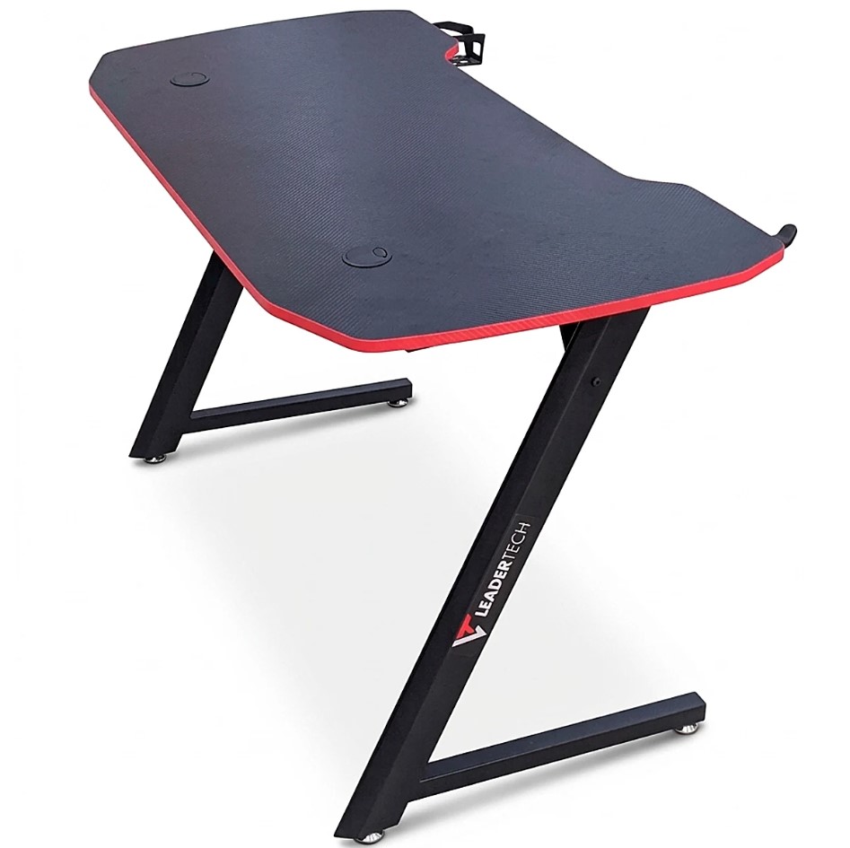 Mesa Leadertech Apolo (KZ) Negra Borde Rojo
