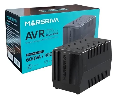Regulador Marsriva MR-AVR600 600VA/300W 8 Ptos