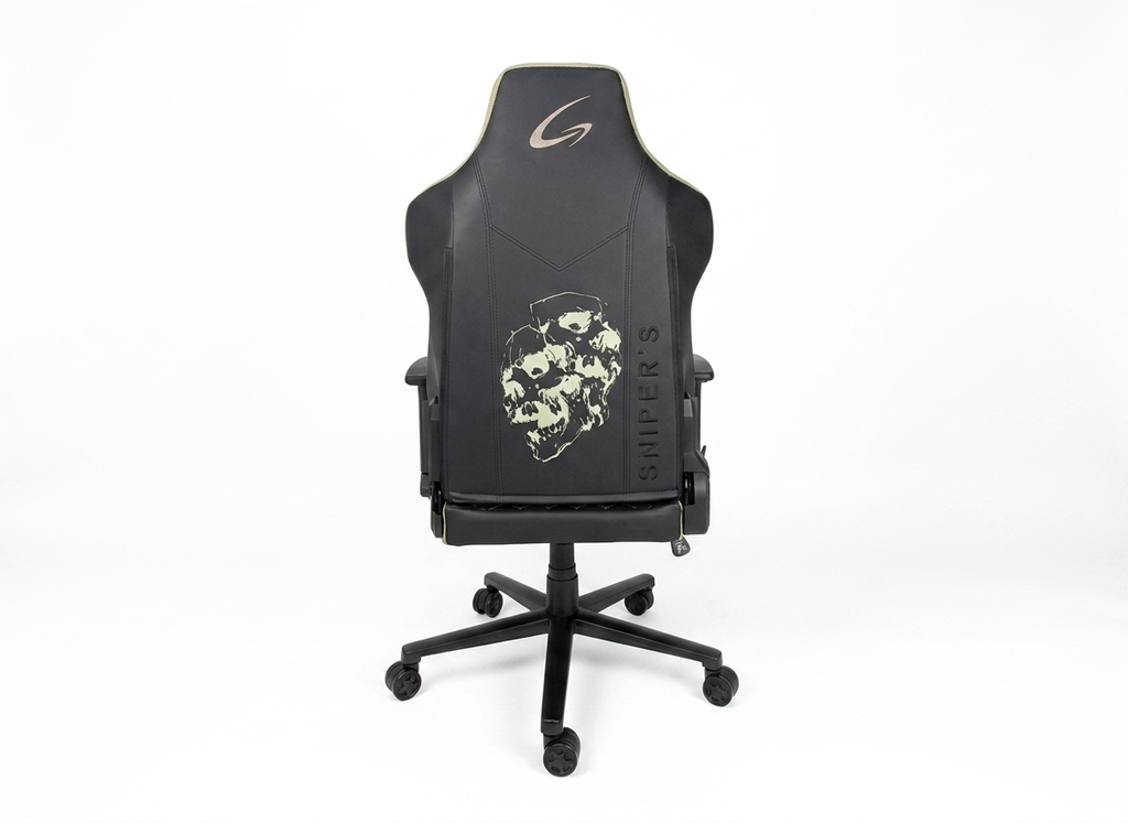 Silla Jemip Gaming Sniper Erogonomica Reposa Brazos Negro-Camuflaje