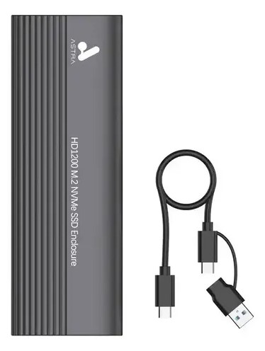 Enclosure Astra M.2 NVME Tipo C 3.1 SSD