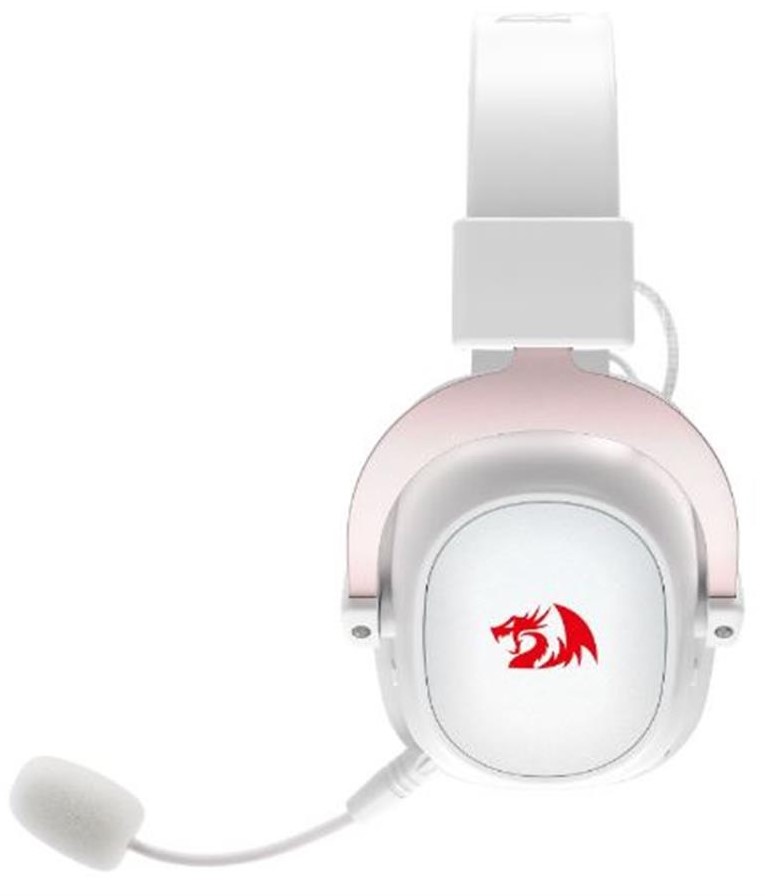 Audifono ReDragon Gamer ZEUS PRO RGB 7.1 Blanco
