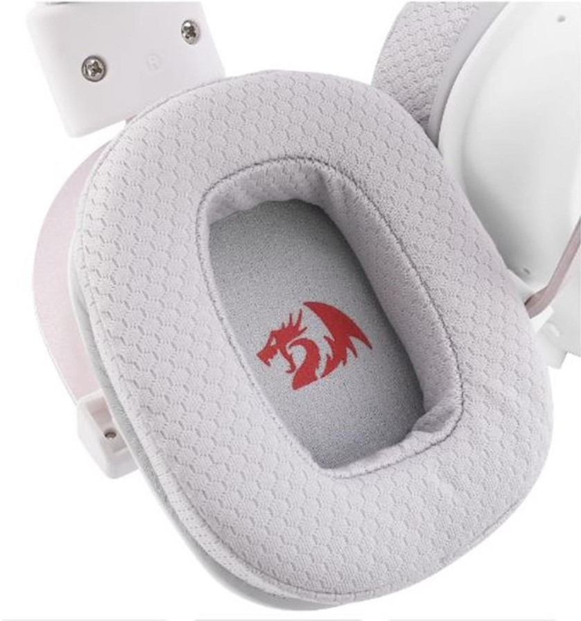 Audifono ReDragon Gamer ZEUS PRO RGB 7.1 Blanco