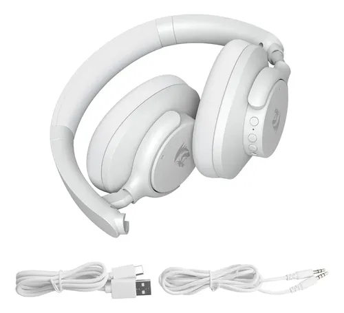 Audifono ReDragon Bluetooth Gris Blanco Vibecore 