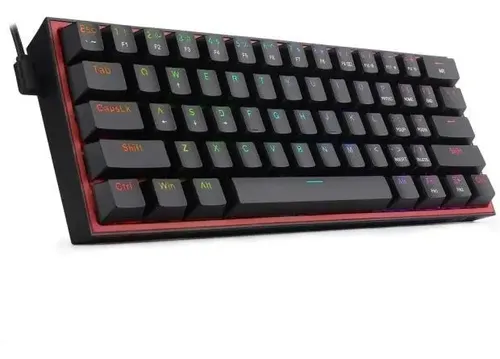 Teclado ReDragon Mecanico FIZZ Switch Red Pro 60% USB-C Black