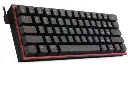 Teclado ReDragon Mecanico FIZZ Switch Red Pro 60% USB-C Black