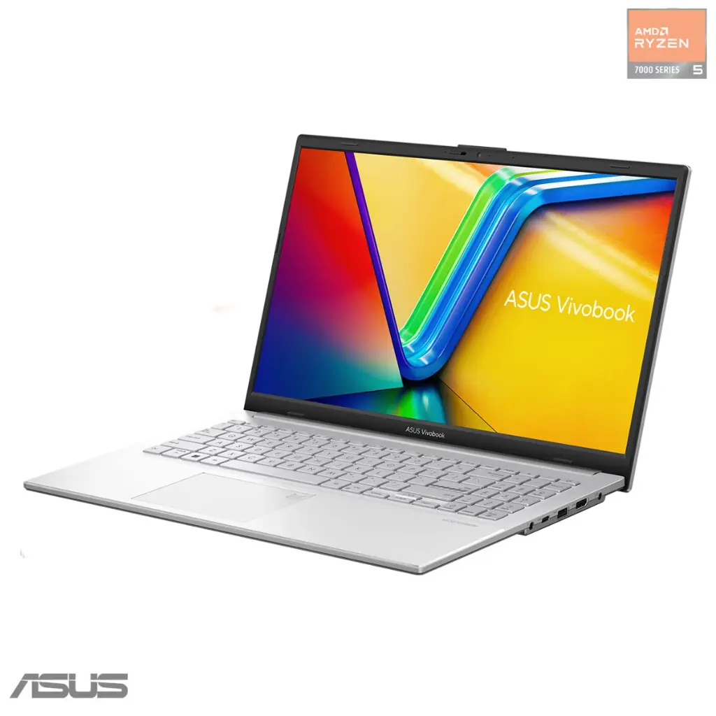 Laptop Asus Vivobook Go 15.6" Ryzen 5 7520U 16GB 512GB Silver 