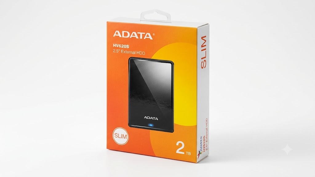 Disco Duro Externo Adata 2TB USB 3.2 Black