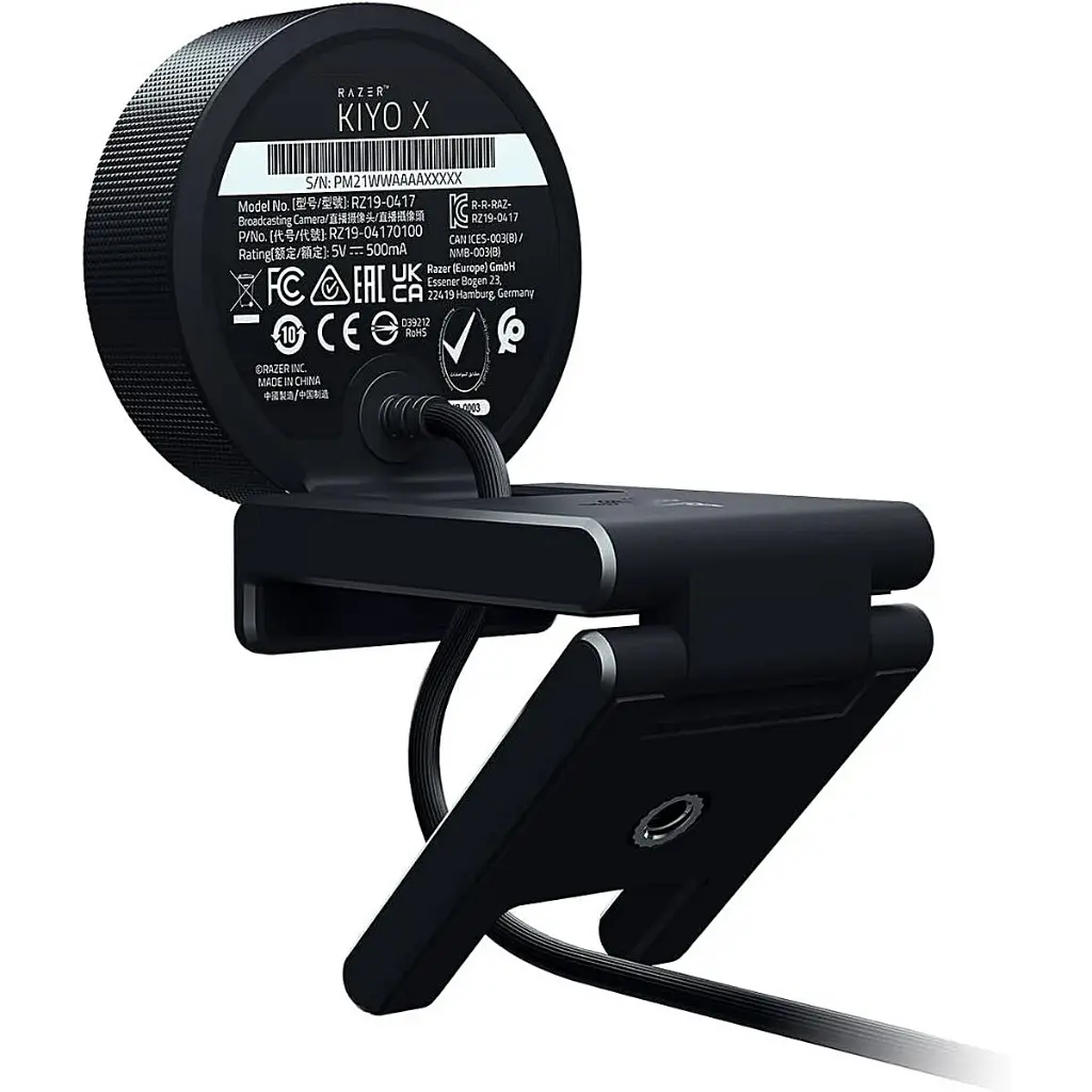 Camara Web Razer KIYO X FullHD Negro 60FPS