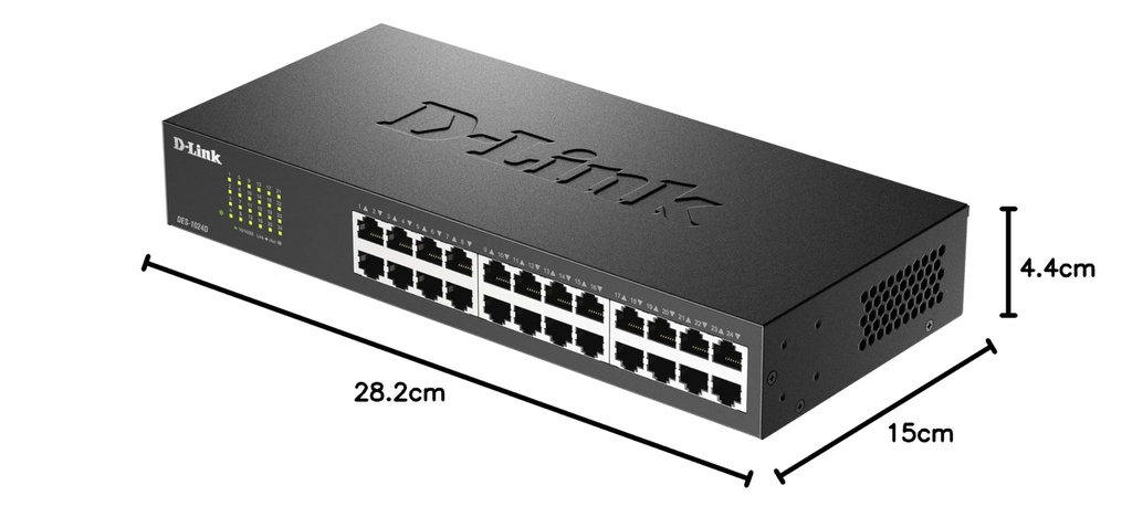 Switch D-LINK 1024 24-Port Gigabit Rackeable DGS-1024D