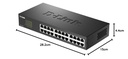 Switch D-LINK 1024 24-Port Gigabit Rackeable DGS-1024D