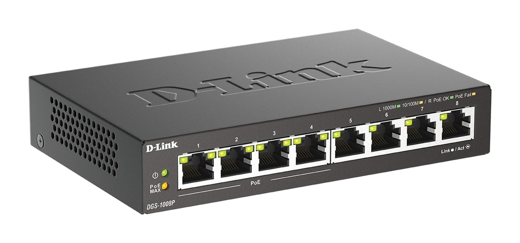 Switch D-LINK 8-Port Gigabit DGS-1008A