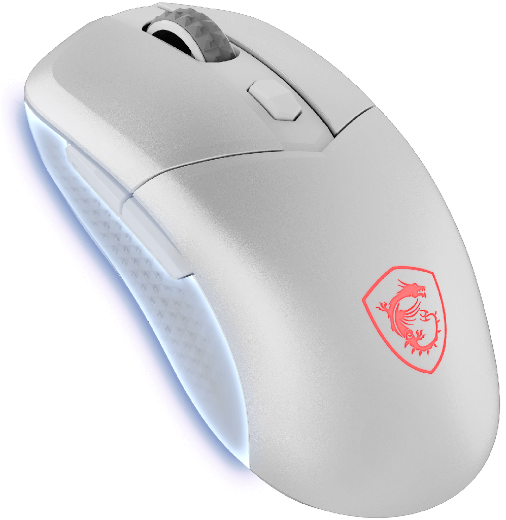Mouse MSI Versa 300 Blanco RGB Wireless/Bluetooth