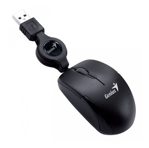 Mouse Genius Micro Traveler V2 Usb Retratil Negro