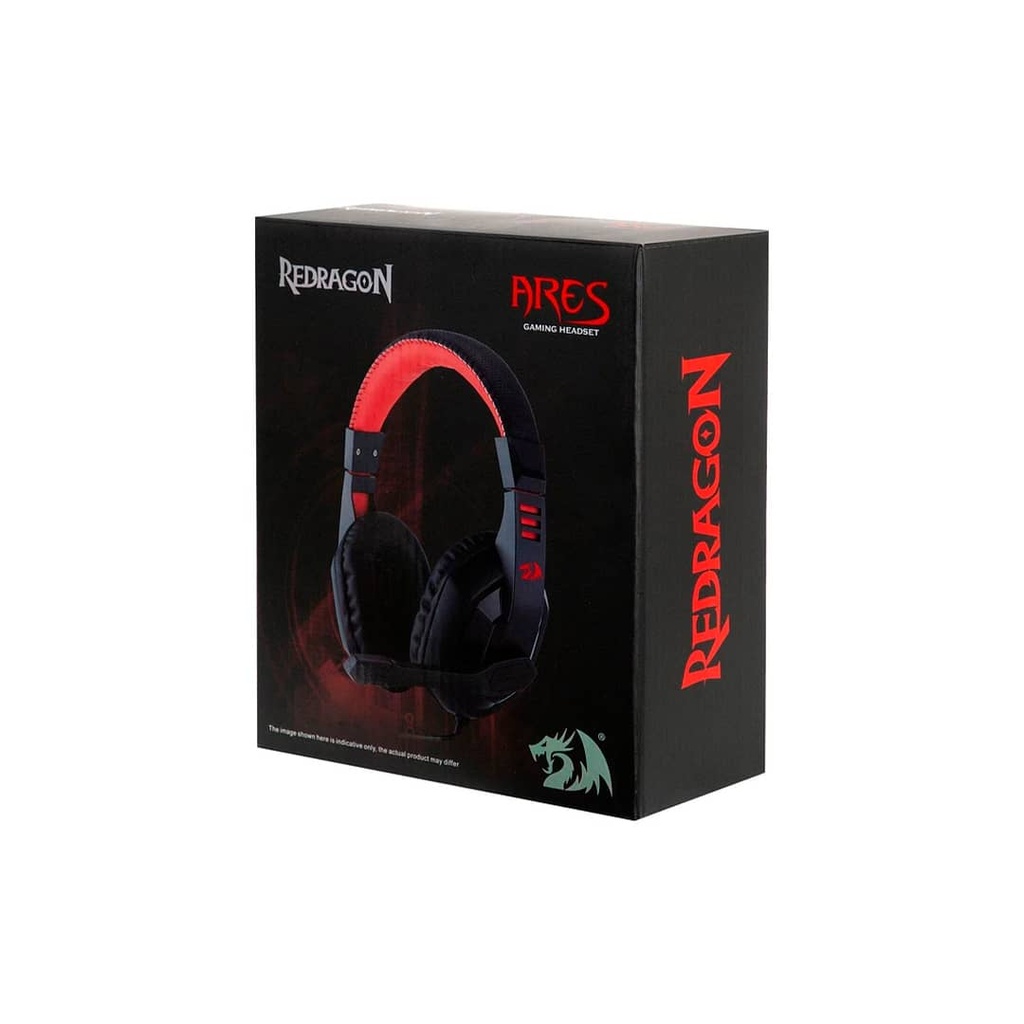 Audifono ReDragon Gamer Ares RGB Negro 