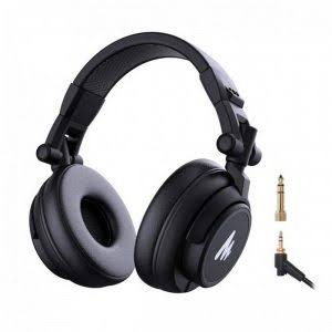 Audifono Maono Profesional Studio Dj/Podcast/Gamer 1/4"a 3.5mm Negro