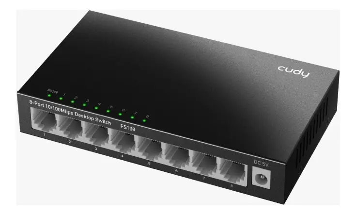 Switch Cudy 8 Puertos 10/100Mbps