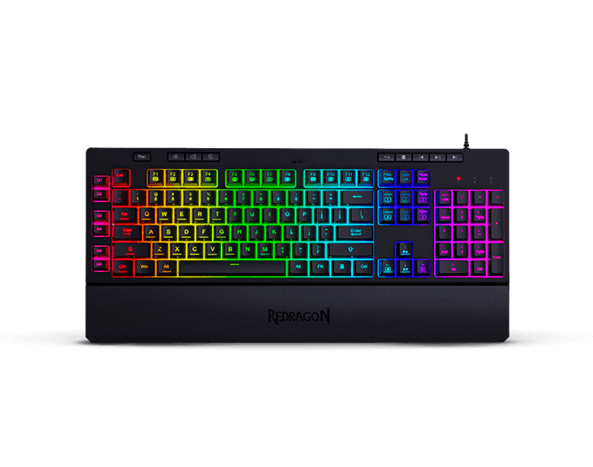 Teclado ReDragon Gaming Shiva Negro