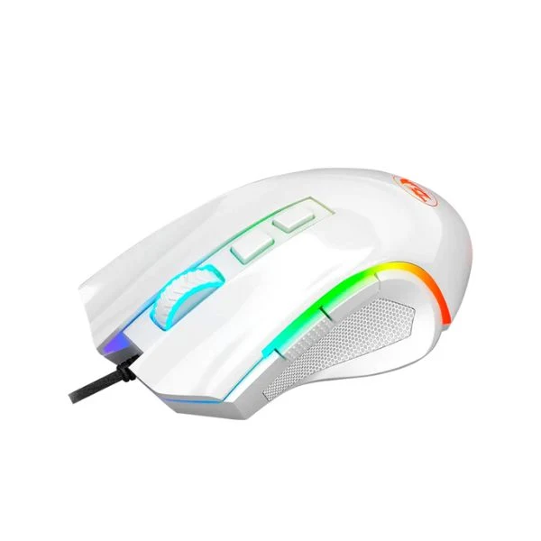 Mouse Redragon Gamer Griffin Blanco Chrome RGB 
