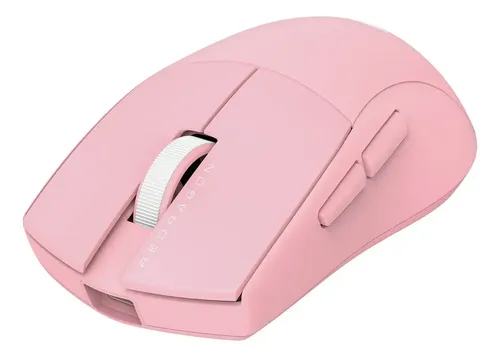Mouse ReDragon Gamer Wireless/USB-C King PRO 1K Rosado