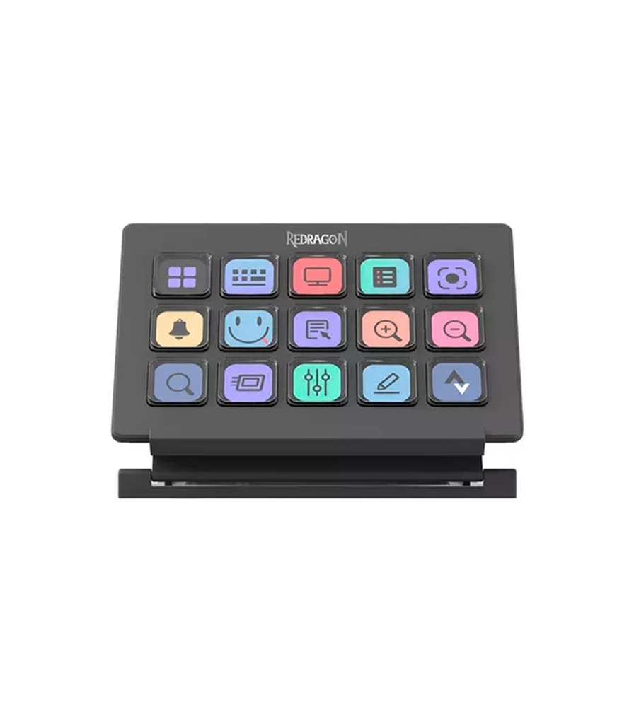 Controlador de Streaming ReDragon 15 Botones Perzonalizables LED SS-550