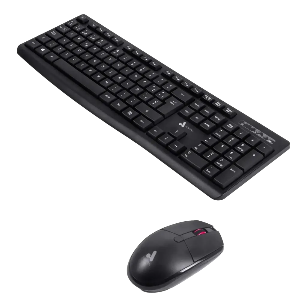 Teclado Astra K13 Inalámbrico Negro