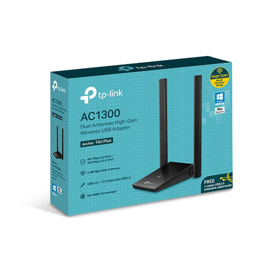 Adaptador Inalambrico TP-Link T4U Plus
