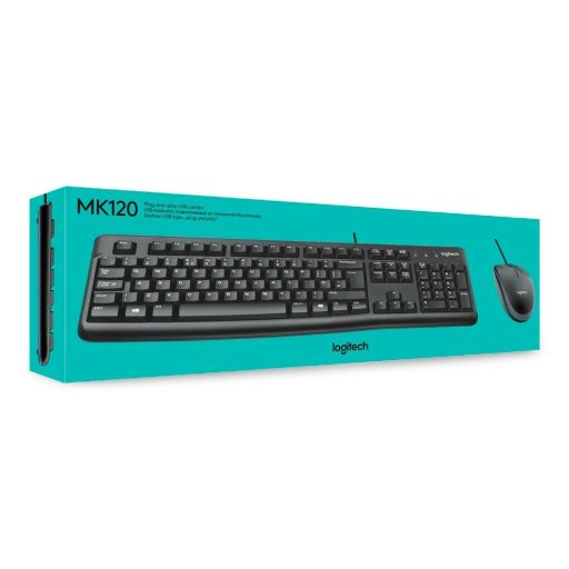 Teclado Logitech MK120 Spanish Black