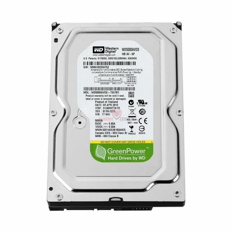 Disco Duro Western Digital HDD 500GB