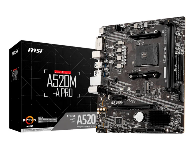 Tarjeta Madre MSI A520M-A PRO MATX