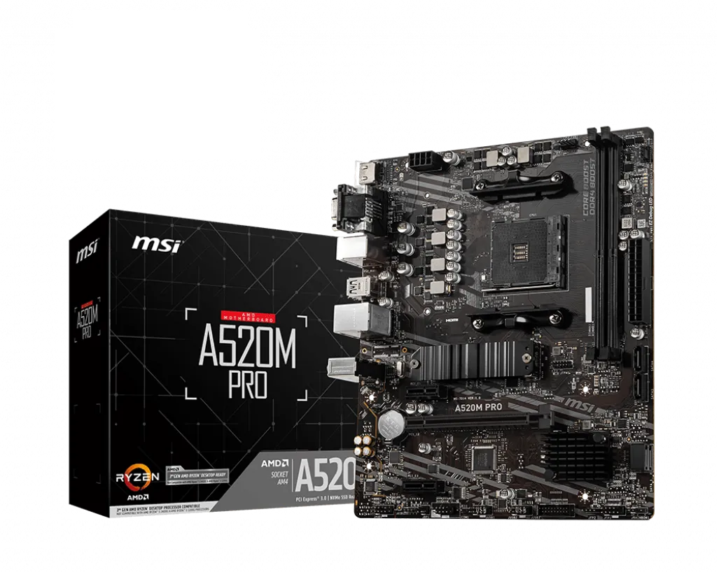 Tarjeta Madre MSI A520M-A PRO MATX