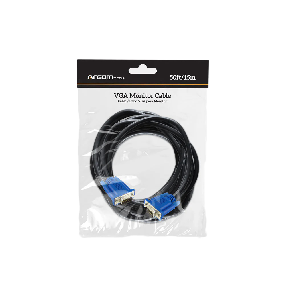 Cable Argom VGA Para Monitor M/M 15MT