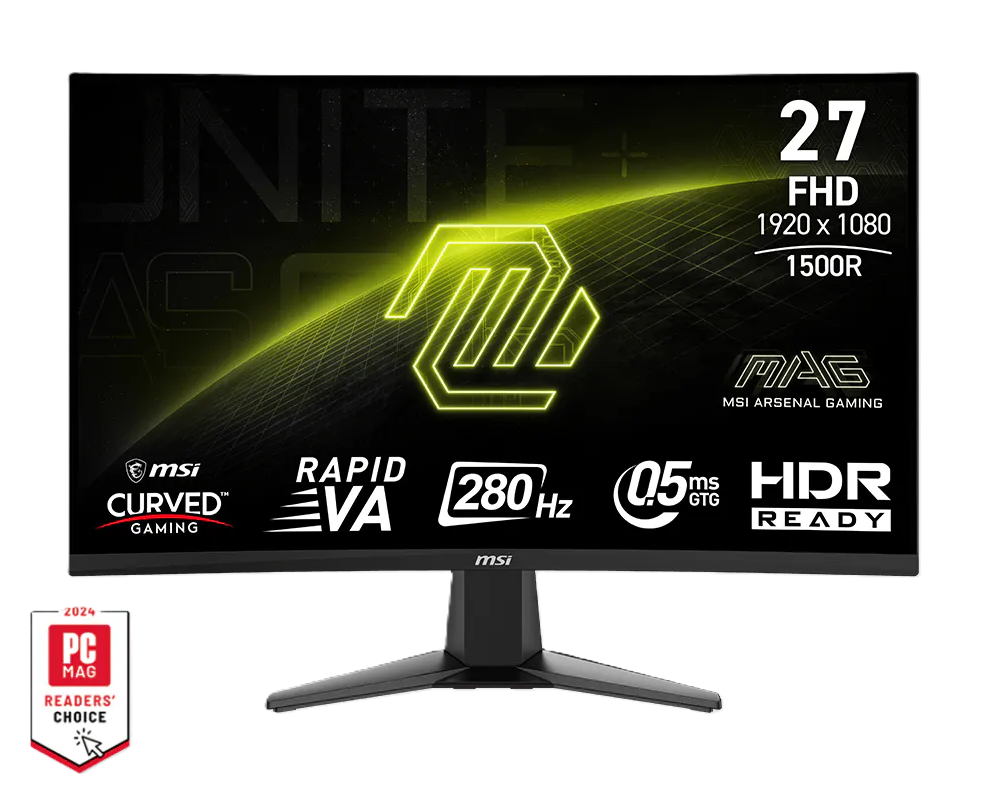 Monitor MSI 27" Curvo MAG276CXF 280Hz