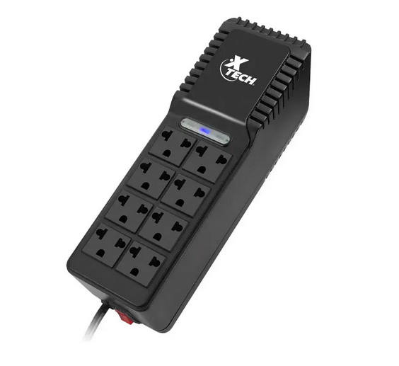 Regulador de Voltaje Xtech 1000VA/500W 8 Tomas