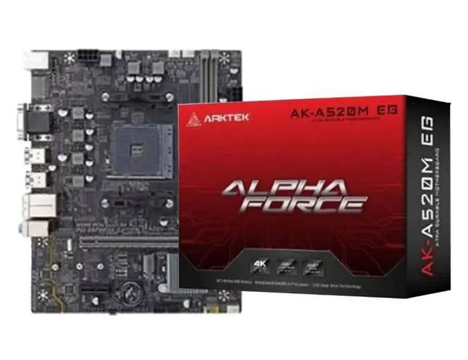 Tarjeta Madre Arktek A520M MATX AM4