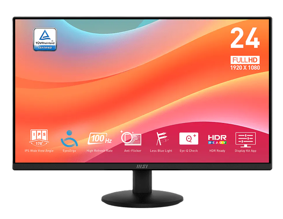 Monitor MSI 24" FHD Pro MP242L 1920X1080