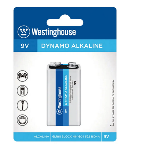 Pila Alcalina Dynamo 9V Westinghouse