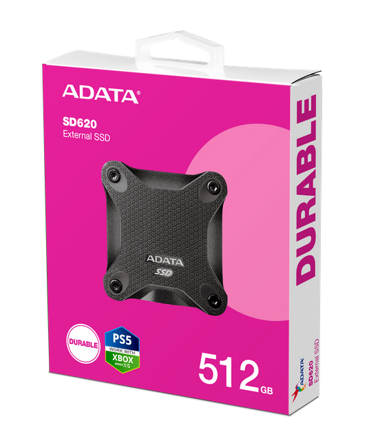 Disco Duro Externo SSD Adata 512GB 3.2 Negro