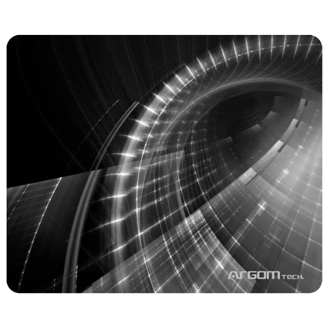 Mouse Pad Argom Galaxia Negro-Blanco
