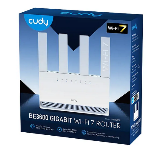 Router Cudy BE3600 Dual Band Wifi 7