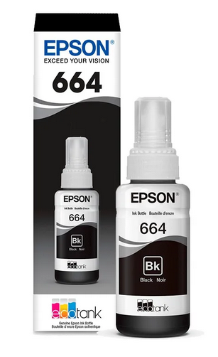 Botella de Tinta Epson Black T664120