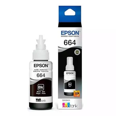 [T664120-AL] Botella de Tinta Epson Black T664120