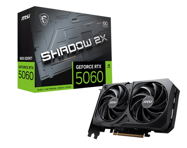 Tarjeta de Video MSI RTX 5060 8GB GDDR7