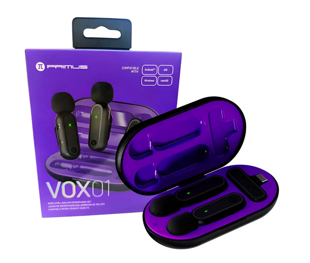 Microfono Primus de Solapa Inalambrico