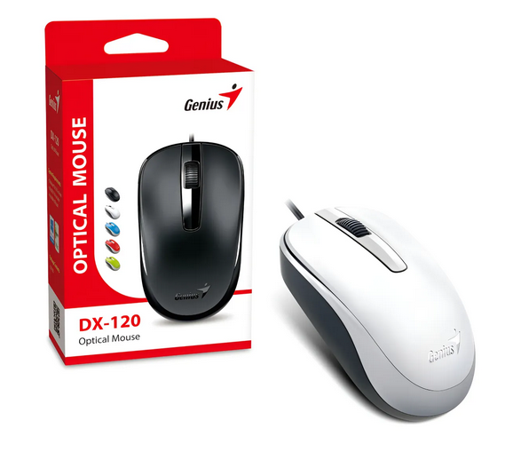 Mouse Genius DX-120 1200DPI Blanco